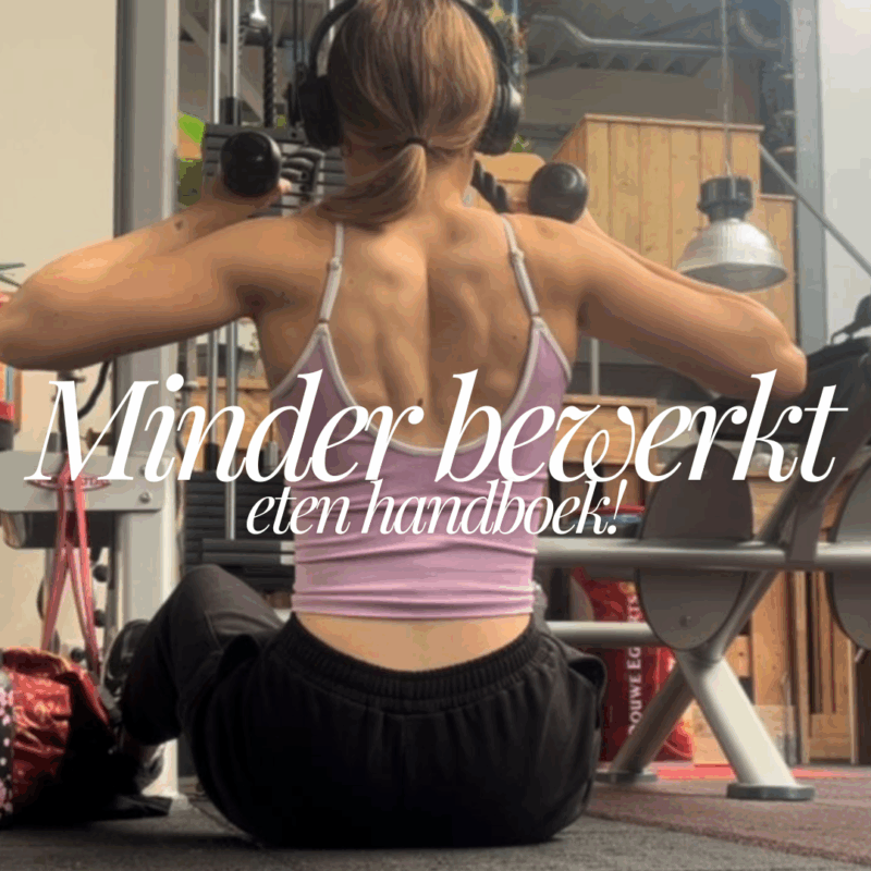 Minder bewerkt eten handboek!